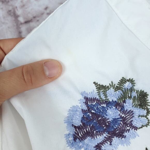 Sanctuary Spring Dani Embroidered White Button Up - Picture 7 of 12